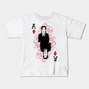 Addams Playing Card - Wednesday Kids T-Shirt